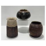 Signed Studio Pottery Vases