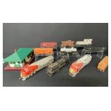 Lionel Corp Train Station & Cars