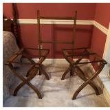 Quilt Rack & Pair of Luggage Racks
