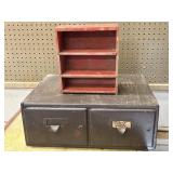 Hand Made Wooden Dawers & Shelf