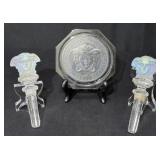 Versace Rosenthal Coaster, Medusa Wine Stoppers