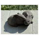 Vintage Small Bunny Garden Statue