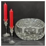 Mikasa True Love Serving Tray, Ribbon Holly