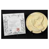 Erato Muse of Love Alabaster Plate Benvenuti