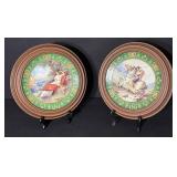 Vintage Limoges Josephine et Napoleon Plates