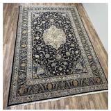 Signed Dabir Sanaye Persian Kashan Carpet 11x8,COA