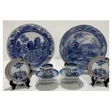 Spode Engravers Archive Collection Plates, Canton