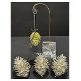Michael Aram Pinecone Ornaments
