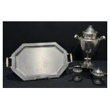 Landers Fray & Clark Silver-Plated Percolator Set