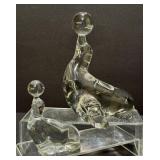 Vintage Dancing Seals Balancing Balls Paperweights