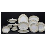 Noritake Chevonia China 12 Place Setting