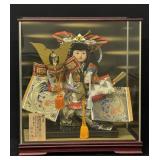 Vintage Japanese Samurai Doll Shibaraku, Signed