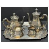 Sterling Silver Coffee & Tea Serving Set