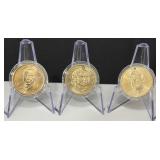 Harding, Filmore, Madison Presidential $1 Coin