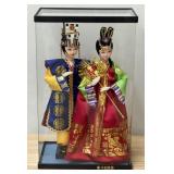 Vintage Korean Hanbok Wedding Ceremony Dolls