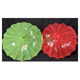 Vintage Hand Painted Chinese Parasols