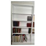 5 Shelf White Wood Book Case, Shelf Only #1