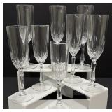 Vintage Oneida Capri Antonia Champagne Flutes, 8