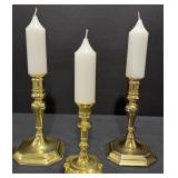 Quality Baldwin Brass Candlesticks, Candleholders