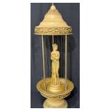 Mid Century Tabletop Goddess Oil Rain Lamp, Works