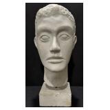 Handmade Plaster Male Bust Sculpture With Base