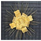 Mid Century Modern Signed Brutalist Starburst Art