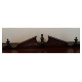 Vintage Carved Wooden Pediment