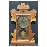 Antique Sessions Gingerbread Mantle Clock