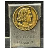 Scarce Columbian Expo Postage Stamp Box