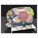 Antique Chinese Hua Rong Tang Zhi Elephant Jar
