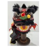 Vintage Chinese Lion Dance Papermache Puppet