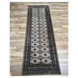 Superfine Pakistan Mori Runner, Lambs Wool & Silk