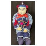 Antique Chinese Porcelain Head Cloth Body Doll