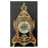 Franz Hermle Boulle Style Mantle Clock, Rosewood