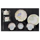 Antique Bavaria Cream & Sugar, Trinket Dishes,More