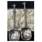 Antique Sheffield Sterling Figural Spoon Set