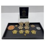 Rosenthal Versace Paperweight, Medusa Motif Decor