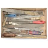 Box of Flat & Round Files
