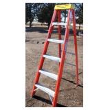 Werner Fiberglass Step Ladder, 6