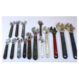 (15) Adjustable Wrenches