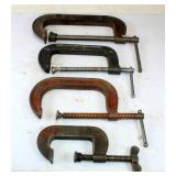 (4) Adjustable C-Clamps