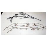 (2) HMD Hand Forged Art Pieces