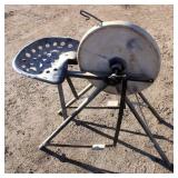 Vintage Grinder w/Metal Seat & Pedals