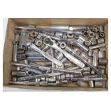 Box of Craftsman Sockets, Ratchets & Extensions