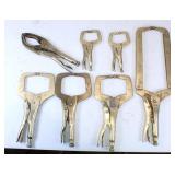(7) Vise Grip Clamps