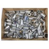 Box of Misc 1/2" Drive Sockets