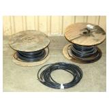 (3) Rolls Misc Wire & Coaxial Cable
