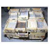 (33) HMD Storage Boxes w/Forged Handles