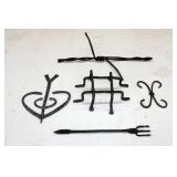 (5) HMD Hand Forged Art Pieces