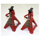 Pair of Powerbuilt 3-ton Jackstands